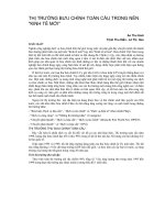 THỊ TRƯỜNG BƯU CHÍNH TOÀN CẦU TRONG NỀN  