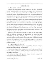 Nâng cao chất lượng tín dụng nhằm góp phần tăng cường năng lực cạnh tranh tại chi nhánh Ngân hàng NN&PTNT huyện Kiến Thụy – Hải Phòng