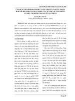 ứng dụng mô hình DIAMOND và dây chuyền tạo giá trị