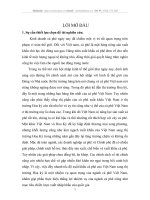 Thực trạng và giải pháp phát triển xuất khẩu cà phê Việt Nam sang thị trường Hoa Kỳ