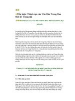 Thành tựu của Văn Hóa Trung Hoa thời kỳ Trung đại