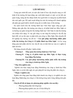 Các giải pháp marketing nhằm phát triển thị trường cho Công ty Cổ phần Bánh kẹo Hữu Nghị