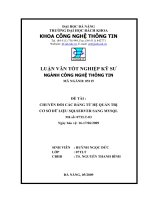 CHUYỂN ĐỔI CÁC BẢNG TỪ HỆ QUẢN TRỊ  CƠ SỞ DỮ LIỆU SQLSERVER SANG MYSQL