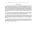 Dự kiến các phương án nối dây của mạng điện