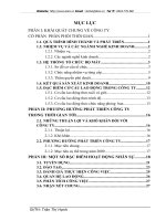 thực trạng hoạt động, phát triển của Công ty cổ phần phân phối Thời Gian