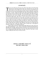 Vai trò của tri thức khoa học trong công cuộc đổi mới của Việt Nam