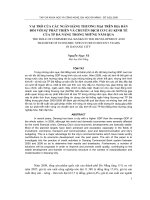 Vai trò các ngân hàng thương mại trên địa bàn đối với sự phát triển và chuyển dịch cơ cấu kinh tế của TP đà nẵng