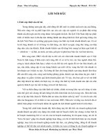 Hoàn thiện kế hoạch marketing tại khách sạn Hòa Bình