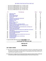 Hệ thống chuẩn mực kế toán Việt Nam