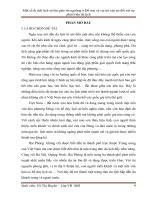 Một số di tích lịch sử tôn giáo tín ngƣỡng ở Đồ sơn và vai trò của nó đối với sự  phát triển du lịch