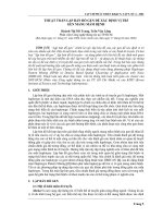 thuật toán lập bản đồ Gen để xác định vị trí Gen mang mầm bệnh