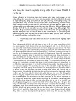 Vai trò của doanh nghiệp trong việc thực hiện ASXH ở nước ta