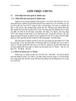 Xây dựng hệ thống quản lí khách sạn La Thành