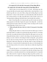 Các nguyên tắc cần tuân thủ trong quản lý hoạt động đầu tư.