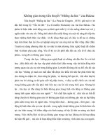 Không gian trong tiểu thuyết “Miếng da lừa “ của Balzac