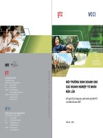 Môi trường kinh doanh cho các doanh nghiệp tư nhân Đắk lắk