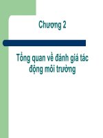 tổng quan về đánh giá tác động môi trường