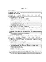 Đẩy mạnh hoạt động cho vay doanh nghiệp tại Ngân hàng No&PTNT chi nhánh Đông Triều