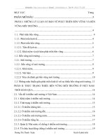 bền vững môi trường trong phát triển bền vững nền kinh tế