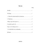 Giới thiệu về thân thế, sự nghiệp và phát minh tiêu biểu của Archimedes – nhân vật tiêu biểu của nền văn minh Hy Lạp cổ đại.