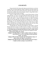 199 Nâng cao hiệu quả kinh doanh tại Công ty cổ phần vật liệu xây dựng và vận tải Hà nội (46tr)