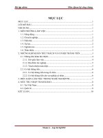 ĐIỀU KIỆN LÀM VIỆC TRONG NGHỀ NGHIỆP PR