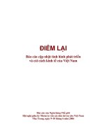 cập nhật tình hình phát triển và cải cách kinh tế của Việt Nam