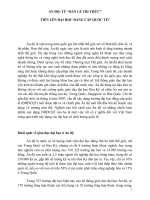 ẤN ĐỘ: TỪ “BÁN LẺ TRI THỨC” TIẾN LÊN ĐẠI HỌC ĐẲNG CẤP QUỐC TẾ?