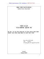 TỶ GIÁ VND HIỆN NAY CÓ KÍCH THÍCH XUẤT KHẨU KHÔNG? HÃY BÌNH LUẬN BẰNG SỐ LIỆU THỰC TIẾN