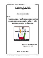 PHƯƠNG PHÁP GIẢI TOÁN PHẢN ỨNG  CỘNG HIĐRO VÀO LIÊN KẾT PI CỦA HIĐROCACBON KHÔNG NO