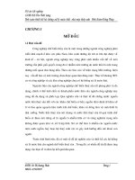 tính toán thiết kế hệ thống XLNT nhà máy thủy sản Vĩnh Hoàn - tỉnh Đồng Tháp