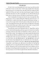 Nâng cao chất lượng chương trình du lịch biển Hội An- Cù Lao Chàm