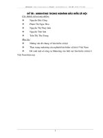 Marketing trong ngành bảo hiểm