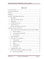 Lập trình đa phương tiện (Multimedia) trên nền tảng Android