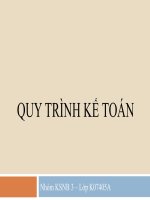 Quy trình kế toán