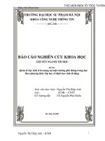 Quản lý học sinh trên mạng tại một trường phổ thông trung học theo phương pháp lớp học cố định học sinh di động