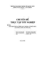 Giải pháp hoàn thiện quy trình cổ phần hoá tại tổng công ty sông Đà