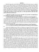 Nguyên tắc quyền tự định đoạt của đương sự trong tố tụng dân sự và kiến nghị nhằm bảo đảm thực hiện quyền tự định đoạt của đương sự