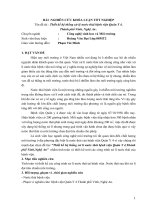 Thiết kế hệ thống xử lý nước thải bệnh viện Quân Y