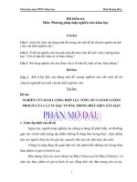 Phương pháp luận nghiên cứu khoa học