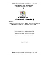 ngân sách nhà nước - thực trạng và hướng đổi mới cơ chế quản lý ngân sách nhà nước ở Việt Nam