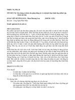 Xây dựng website cho phép đăng ký và xếp lịch thực hành học phần Lập  trình căn bản