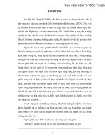 Vận dụng một số phương pháp thống kê phân tích lượng  khách quốc tế đến Việt Nam giai đoạn 1995-2005