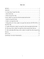 nâng cao địa vị pháp lí của người bào chữa