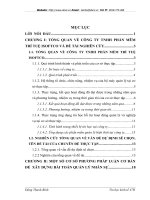 CÔNG TY TNHH PHẦN MÊM TRÍ TUỆ ISOFTCO VÀ ĐỀ TÀI NGHIÊN CỨU