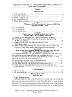 Quản lý quá trình dạy học ở trường THPT Krong Bông tình Đăk lawk, thực trạng và giải pháp