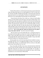 Một số biện pháp đẩy mạnh hoạt động tiêu thụ sản phẩm ở công ty thực phẩm miền Bắc