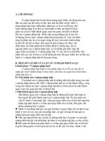 VẤN ĐỀ LÝ LUẬN VỀ VI PHẠM PHÁP LUẬT