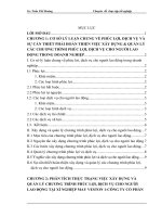 CHƯƠNG TRÌNH PHÚC LỢI, DỊCH VỤ CHO NGƯỜI LAO ĐỘNG TẠI XÍ NGHIỆP MAY VESTON 1