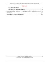 những tác động tiêu cực đến môi trường